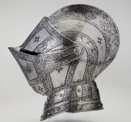 Helm der Rüstung für Feld und Tjost, von Graf Franz von Teuffenbach