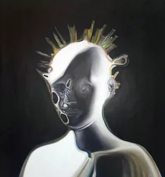 Surrealistisches abstraktes Porträt