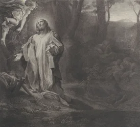 Christus am Ölberg, mit einem Engel oben links, 1783-1812