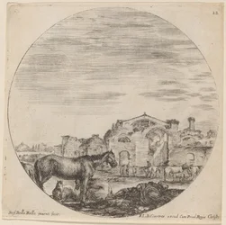 Bäder des Diokletian und schlafender Hirte