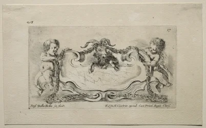 Sammlung verschiedener Kaprizen und neuer Entwürfe von Kartuschen und Ornamenten: Nr. 17