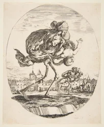 Der Tod trägt ein Kind, aus Die fünf Tode, ca. 1648