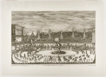 Reiterballett im Amphitheater der Boboli-Gärten
