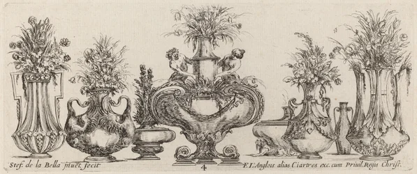 Fantastische Vasen, wahrscheinlich 1646