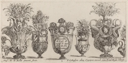 Fantastische Vasen, wahrscheinlich 1646