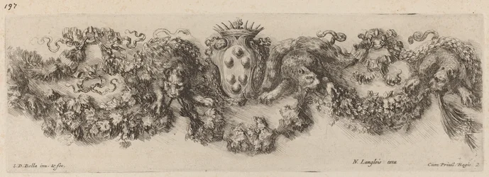 Festoon mit Medici-Wappen