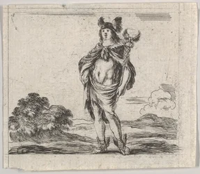 Merkur, aus Spiel der Mythologie Jeu de la Mythologie, 1644