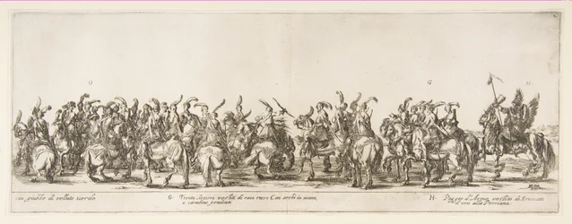 Teil des Eingangs der polnischen Gesandtschaft G und H, 1633