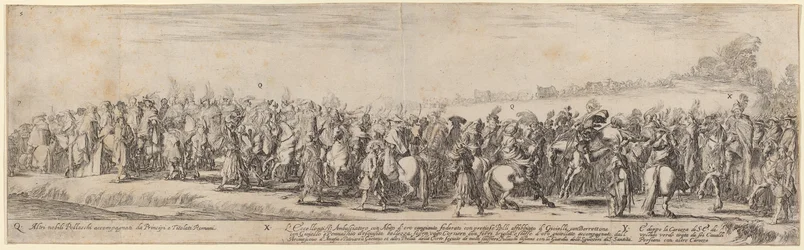 Polnische Adlige, Seine Exzellenz der Botschafter und seine Kutsche, 1633