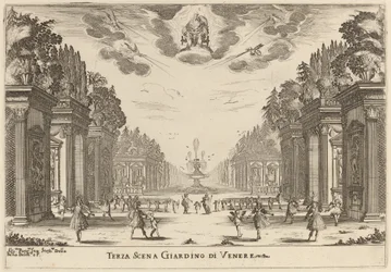 Terza Scena Giardino di Venere, 1637