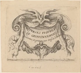 Titelseite für Diverses Figuren und Kritzeleien, 1646