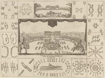 Turnier in Florenz für die Hochzeit von Großherzog Ferdinand II., 1637