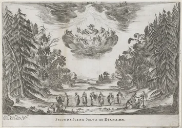 Zweite Szene: der Wald der Diana