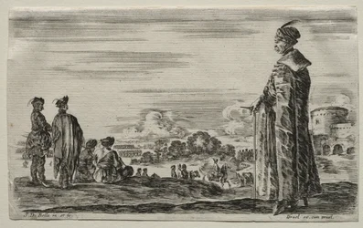 Verschiedene Figuren und Landschaften: Eine Gruppe polnischer Herren, 1649