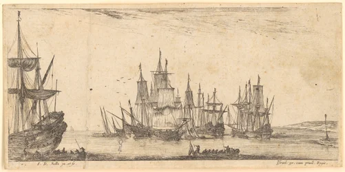 Verschiedene Segelschiffe werden beladen