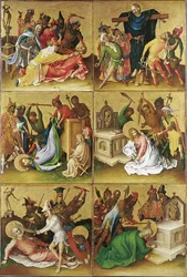 Martyrium der Apostel. Rechtes Panel