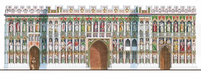 Exeter Kathedrale Bildschirm, ca. 1480-1538