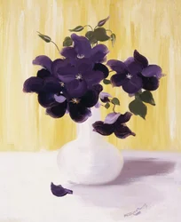 Die weiße Vase