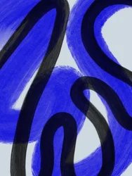 Abstrakte blaue Bewegung