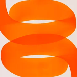Dynamischer orange Wirbel