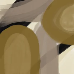 Goldene organische Formen