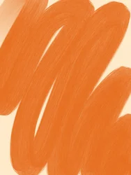 Orange Pinselstrich-Abstraktion
