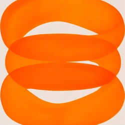 Lebendige orange Schleifen