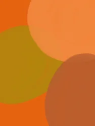 Warme, erdige Kreise