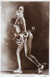 Kunst. Unterhaltung. Josephine Baker im Folies Bergère, Paris. Foto von Walery, Frankreich, ca. 1925-30