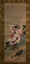 Die legendäre Kaiserin Jingu, datiert 1847