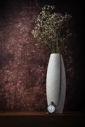 Zeitloses Blumen-Uhr