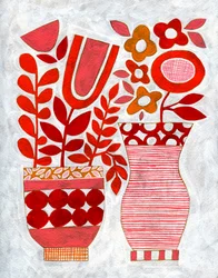 Moderne Blumenvase