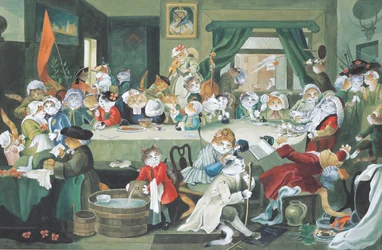 Illustration aus Cats Galore! A Compendium of Cultured Cats (veröff. 2015)