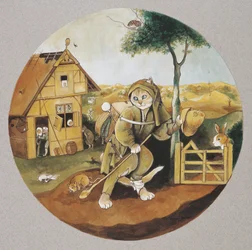 Illustration aus Cats Galore! A Compendium of Cultured Cats (veröffentlicht 2015)