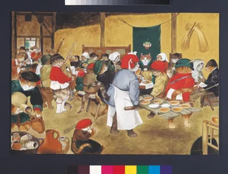 Illustration aus Cats Galore! A Compendium of Cultured Cats (veröffentlicht 2015)