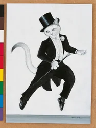 Illustration aus Cats Galore! A Compendium of Cultured Cats