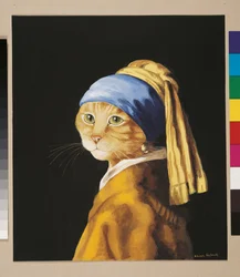 Illustration aus Cats Galore! A Compendium of Cultured Cats (veröffentlicht 2015)