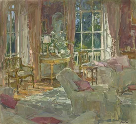 Morgenraum im Sonnenlicht