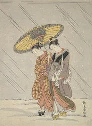Zwei Frauen im Sturm, 1764-72