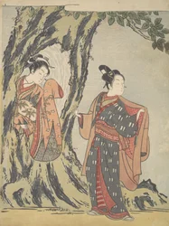 Zwei junge Leute, 1725-1770