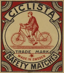 Etikett für Ciclista Sicherheitsstreichhölzer