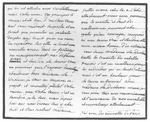 Brief von Hans Axel von Fersen an Marie Antoinette