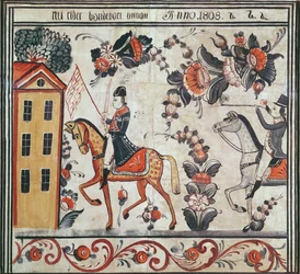 Die Flucht Napoleons, 1808