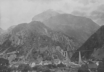 Amsteg, Gotthardbahn