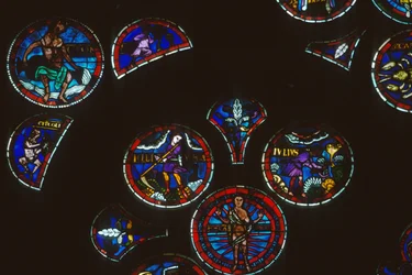 Rosettenfenster (Detail)