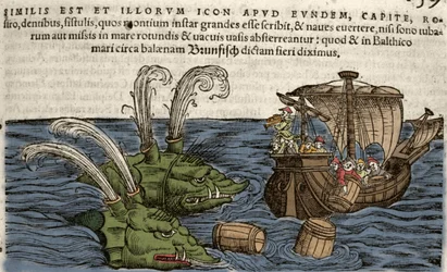 Seemonster, Illustration aus 