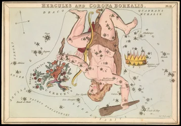 Herkules und Corona Borealis, ca. 1825