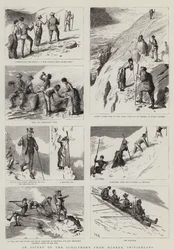 Ein Aufstieg auf den Schilthorn von Mürren, Schweiz