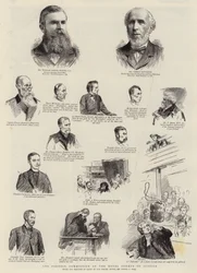 Die Parnell-Kommission am Royal Courts of Justice