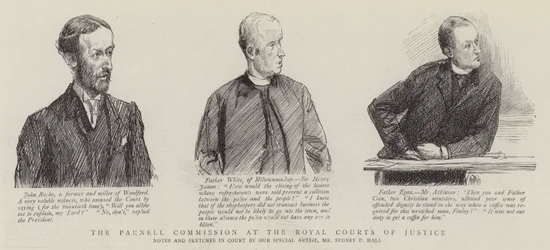 Die Parnell-Kommission am Royal Courts of Justice